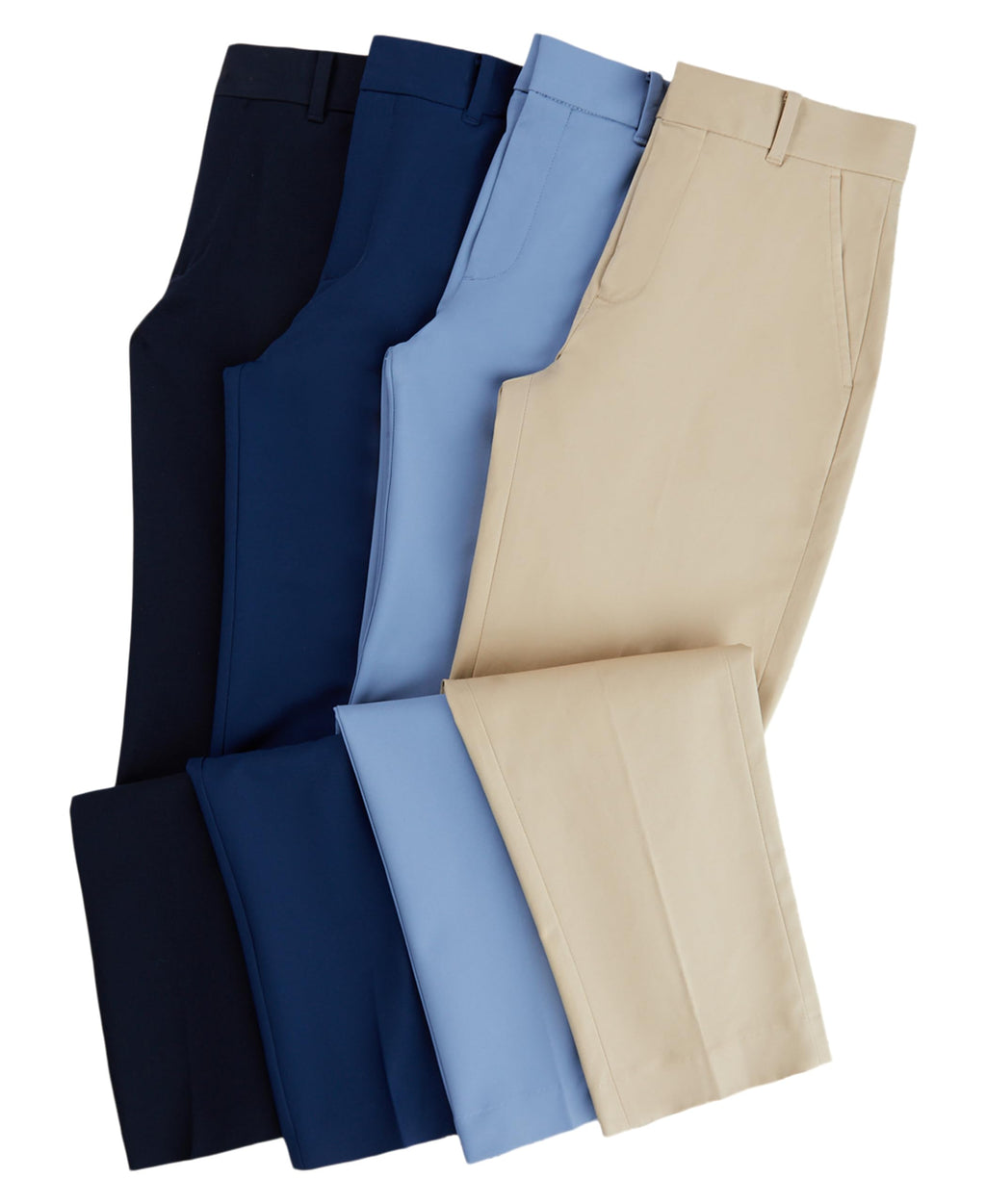 Tommy Hilfiger Boys' Th Flex Stretch Performance Dress Pant, Straight Leg Fit, Zip Fly & Belt Loops, Side & Back Pocket