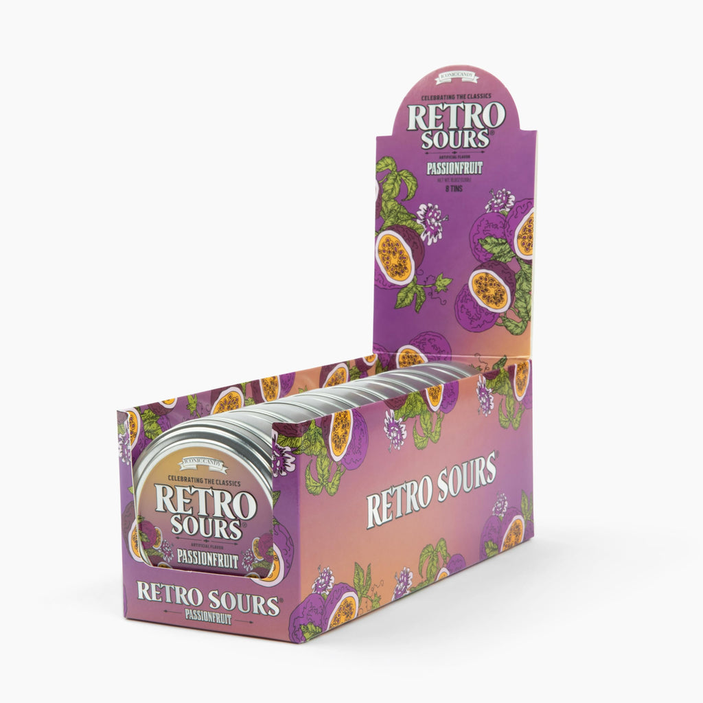 Retro Sours | Hard Tangy Candy | Brought To You By Iconic Candy (1, Red Apple)