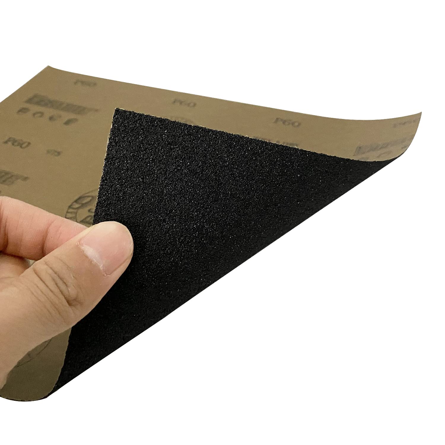 80 Grit Wet Dry Sandpaper, 9 x 11 Inch Sanding Sheets, 10PCS Premium Silicon Carbide Sand Paper for Wood Metal Ceramic or Auto Polishing and Scratches Removing