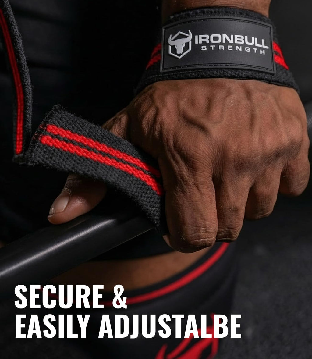 Lifting Wrist Straps for Weightlifting (1 Pair) – Padded Lifting Straps for Deadlifts, Powerlifting, Strength Training & Bodybuilding – Gym Straps for Men & Women