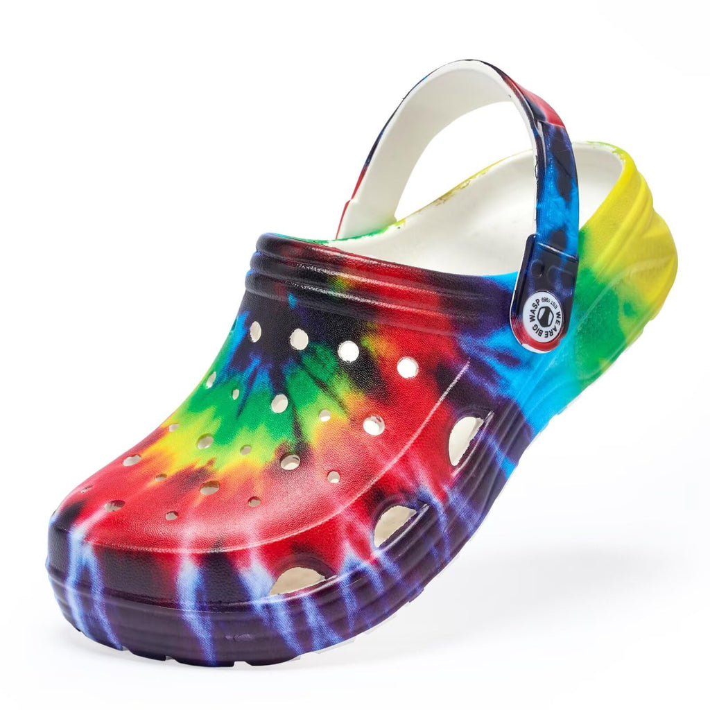 Kids Boys&Girls Black Camouflage Clogs Children's Beach Shoes Classic Marbled Tie Dye Clog Little Kid