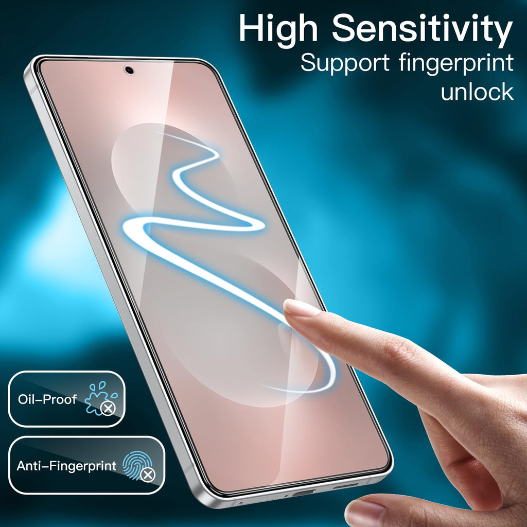 JETech Screen Protector for Samsung Galaxy S20 FE 6.5-Inch with Camera Lens Protector, Tempered Glass Film, Fingerprint ID Compatible, HD Clear, 2-Pack Each