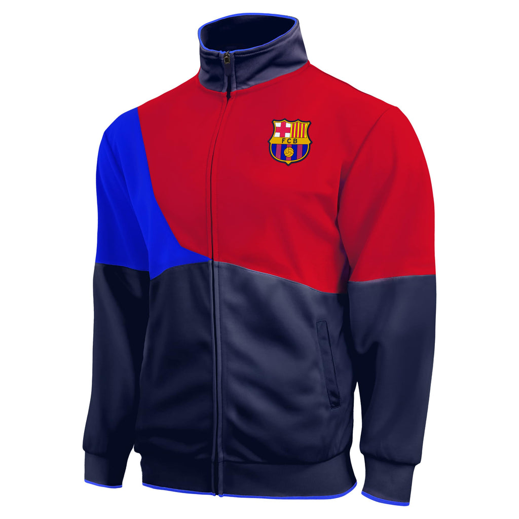 Icon Sports Officially Licensed FC Barcelona Soccer Track Jacket - Unisex Adult