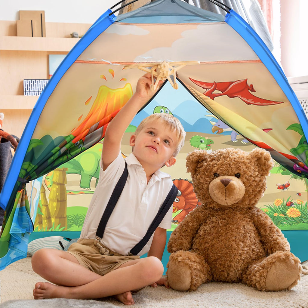Mnagant Kids' Alpaca Tent - Fun Pop-Up Playhouse for Boys and Girls - Easy Setup, Indoor/Outdoor Adventure Tent - 47" x 47" x 43"
