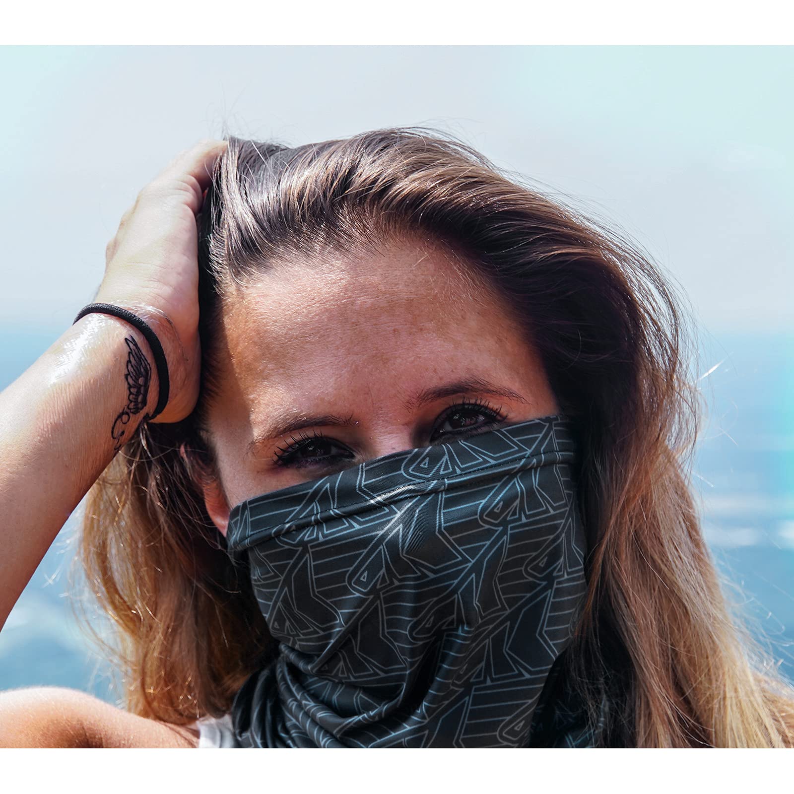 KastKing Sol Armis Neck Gaiter - UPF 50 Face Mask - UV Sun Protection Mask for Men & Women, Fishing, Hiking