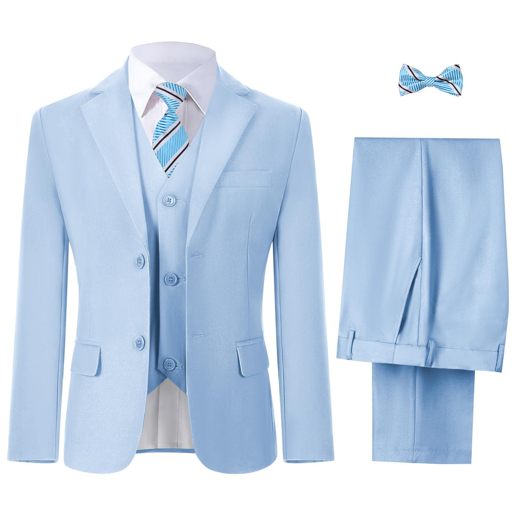 Boys' Suits Formal Tuxedo Slim Fit Boys Suit Set for Wedding Outfit Teen Boy Dress Clothes