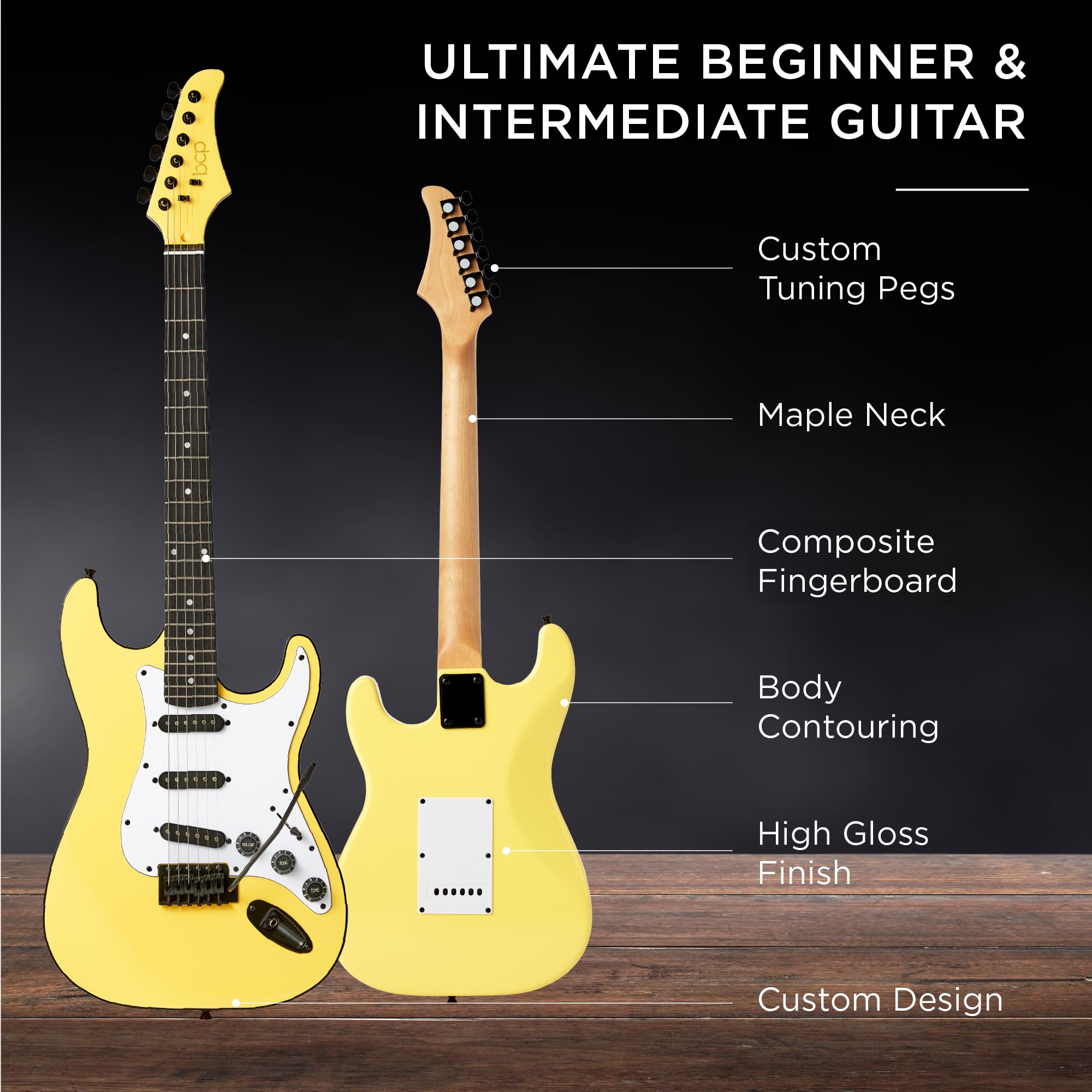 Best Choice Products 39in Full Size Beginner Electric Guitar Starter Kit w/Case, Strap, 10W Amp, Strings, Pick, Tremolo Bar - 3 Color Sunburst