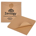 Zenlogy 6x6 Parchment Paper Squares (200 sheets) - Unbleached, Non-stick, Pre-cut Parchment Paper Ideal for Candy Wrappers, Dessert Paper Liners, Freezing and Storing, Separating, and Diamond Painting