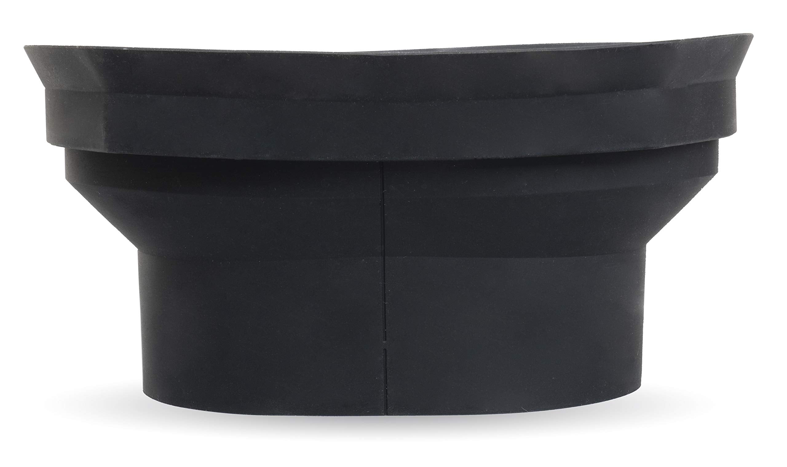 NVX XBAF525 2 Piece Universal 5.25” Silicone Rubber Speaker Baffles with Self Adhesive Foam Base Pad