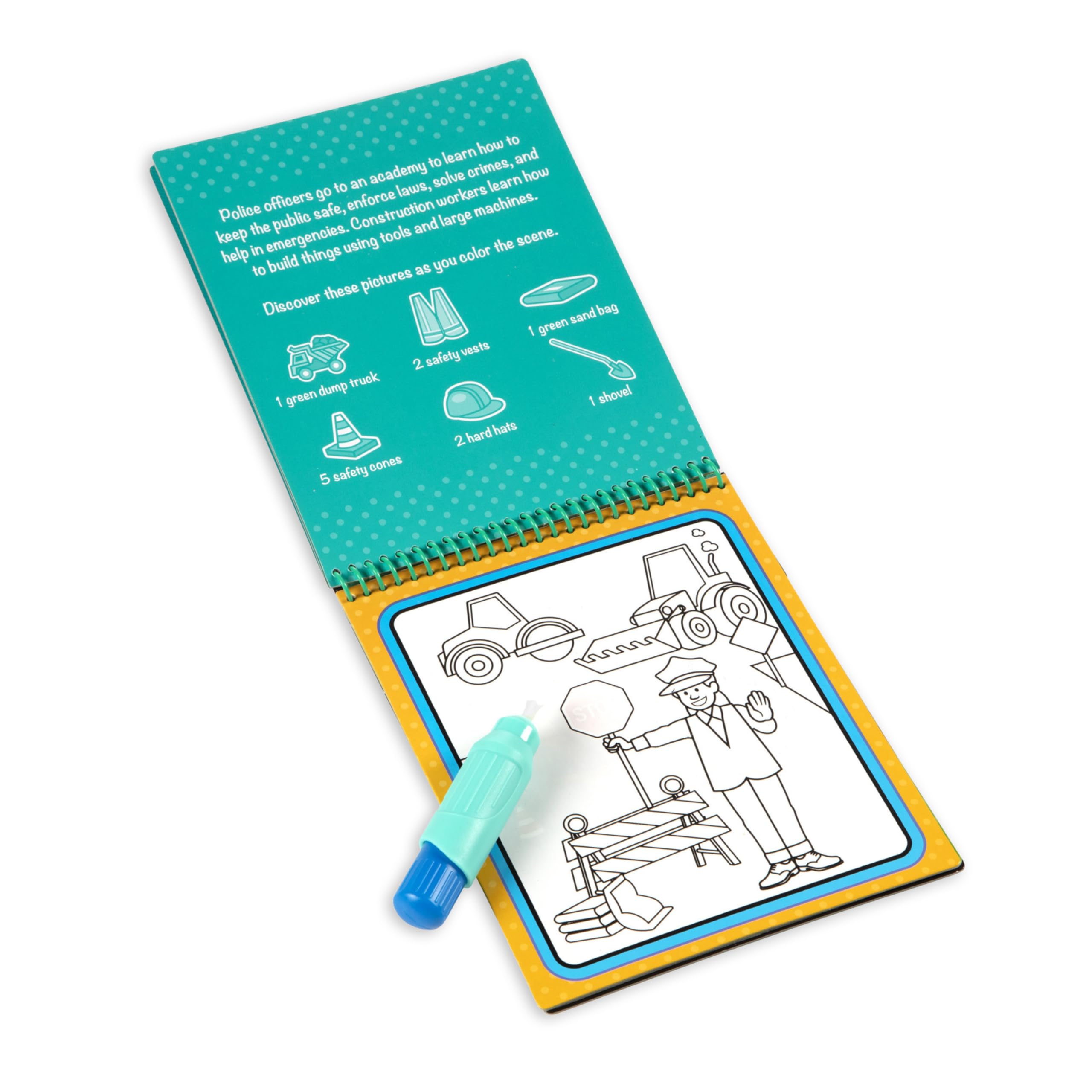 Melissa & Doug On The Go Water Wow! Reusable Water-Reveal Activity Pad – Adventure