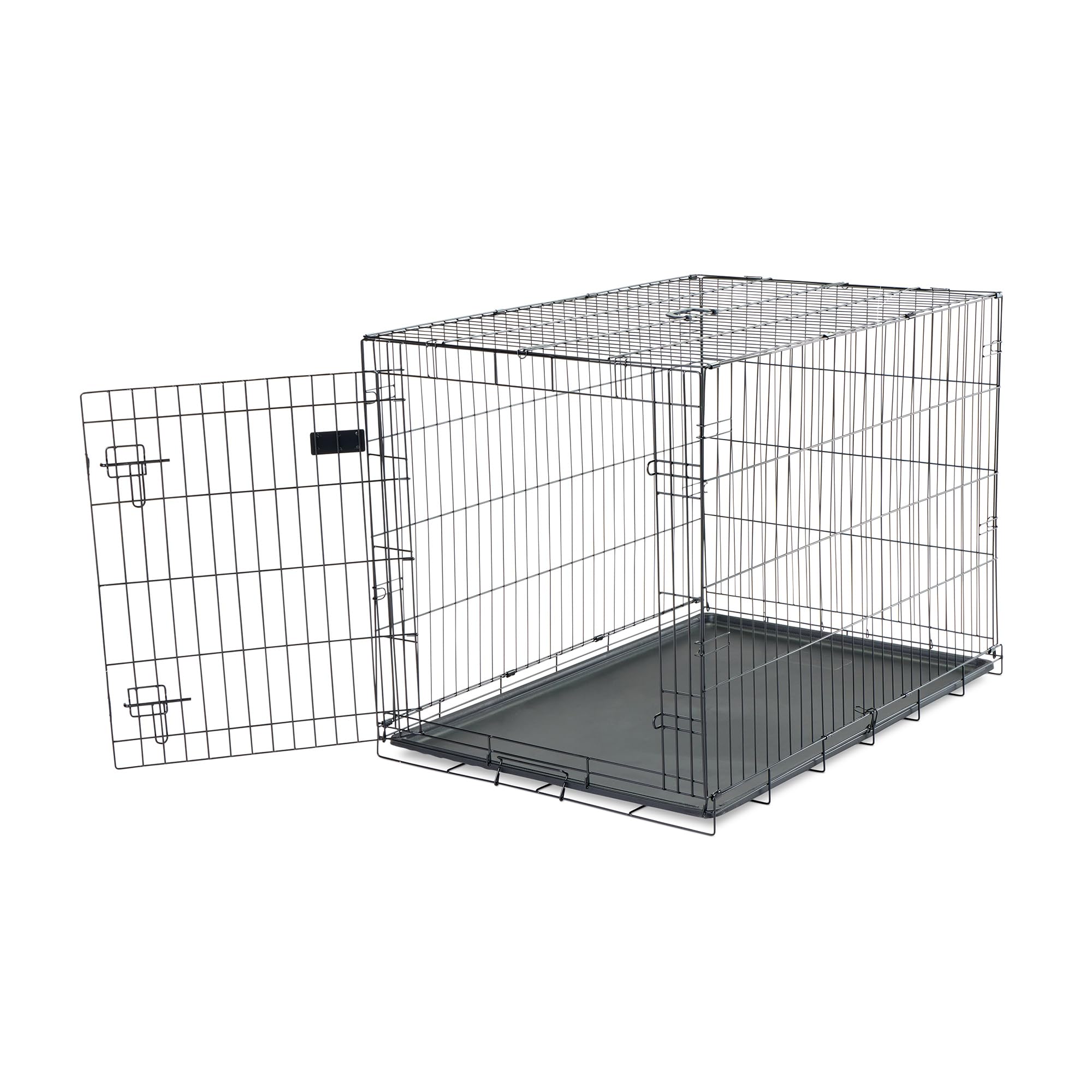 Carlson Secure and Compact Double Door Metal Dog Crate, Medium with Divider Panel