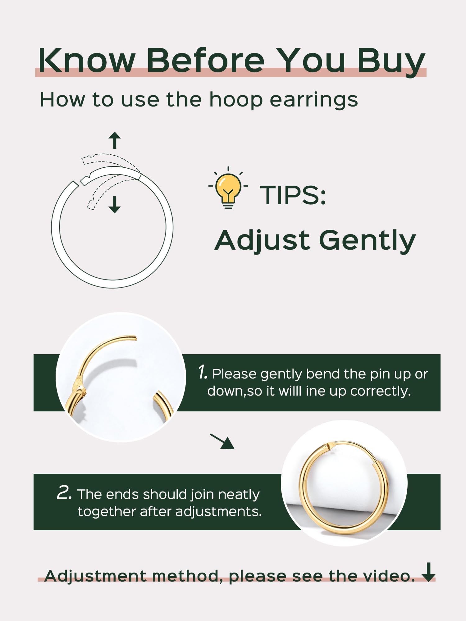 ChicSilver 925 Sterling Silver Hoop Earrings for Women Hypoallergenic, Lightweight Large Gold Plated Silver Hoop Earrings, Endless Hoops Earring 20/30/40/50/60/70MM