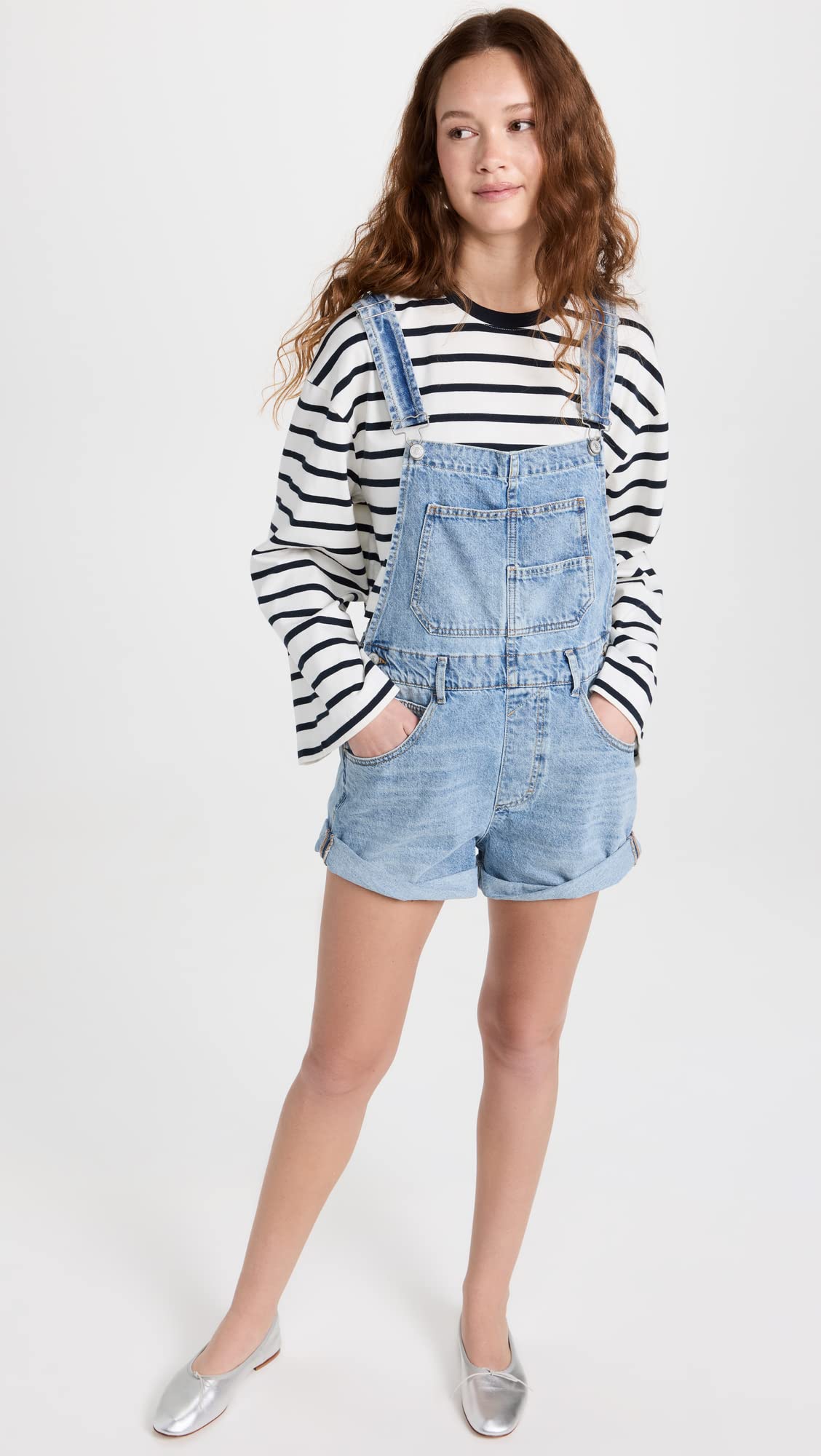 Free People Women's Ziggy Shortalls