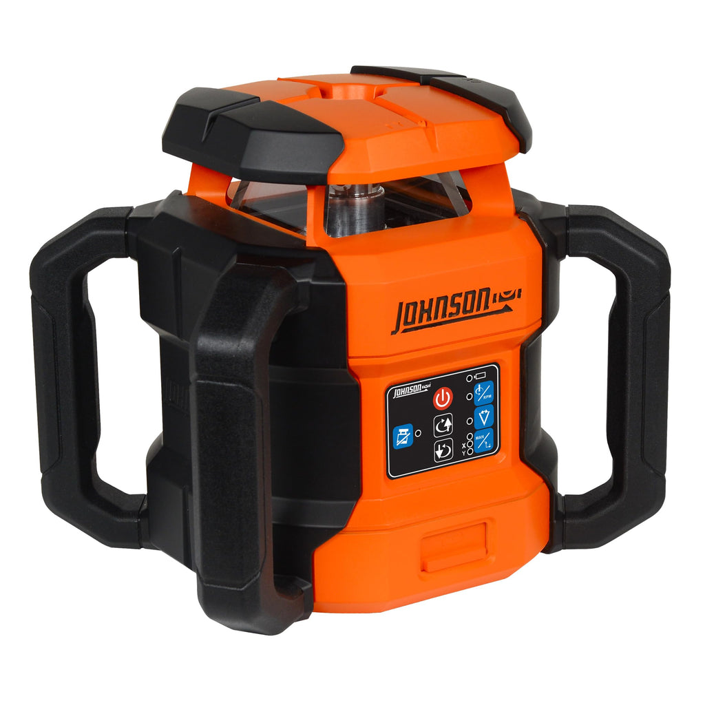 Johnson Level & Tool 40-6541 High Accuracy Dual Slope Rotary Laser System, Red, 1 ‎Kit