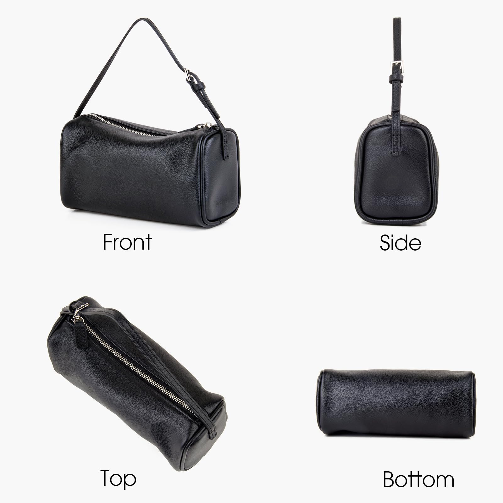 DONNAIN Premium Full-Grained Leather Crossbody Purses for Women, Hobo Bags for Women Crossbody with Adjustable Strap