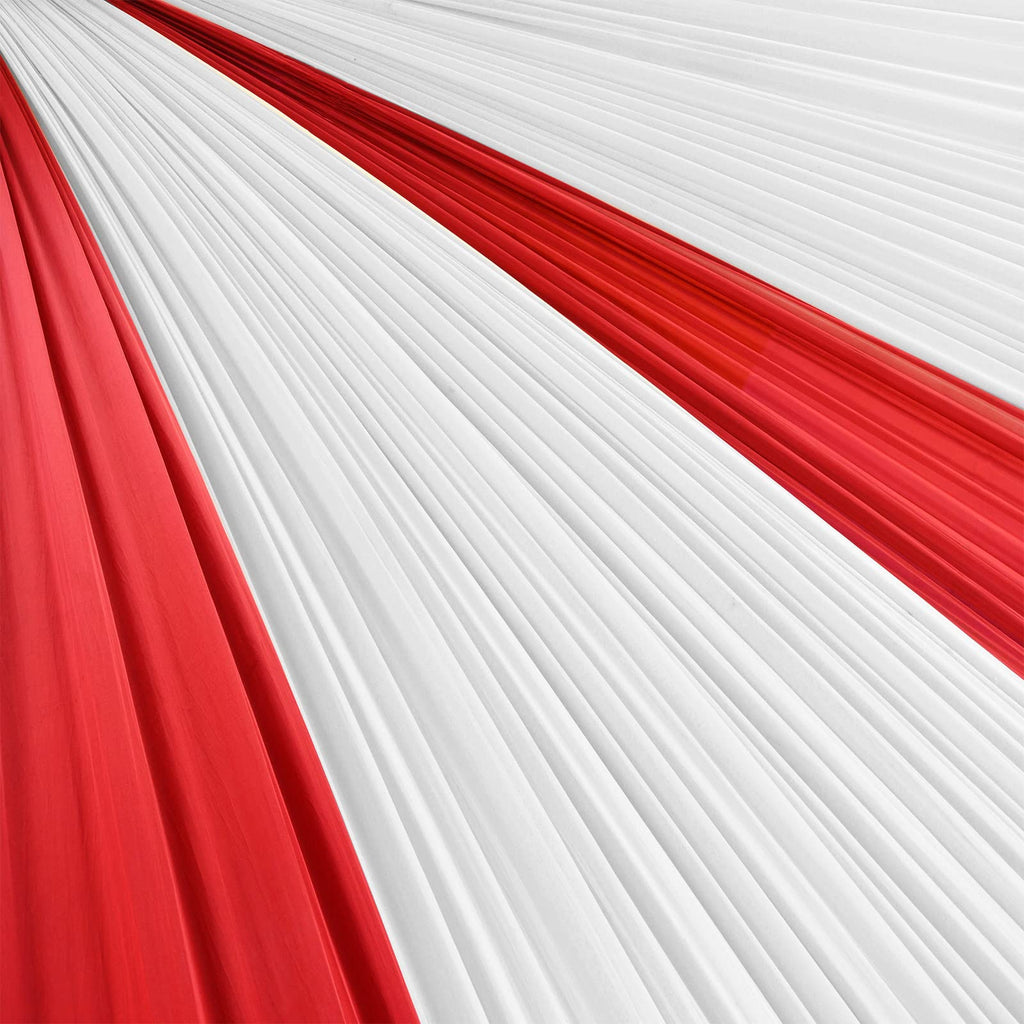 Moukeren 40'' x 100'' Circus Tablecloth Roll Carnival Tent Party Table Cover for Birthday Decorations Circus Theme Tablecloth for Backdrop Curtains Ceiling Wall Drapes Supplies(Beige, Red,4 Roll)