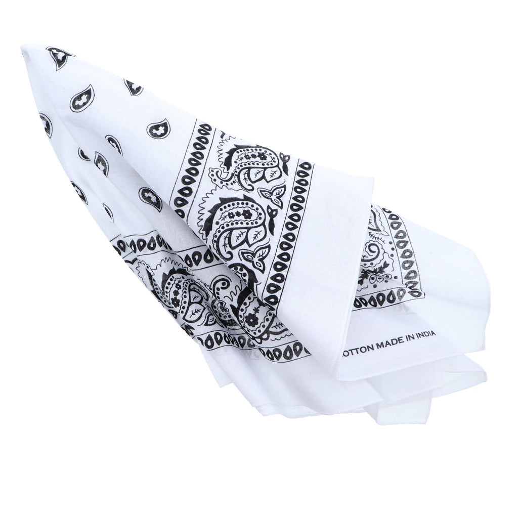 Motique Accessories Extra Large Paisley Bandana 27x27 Inch