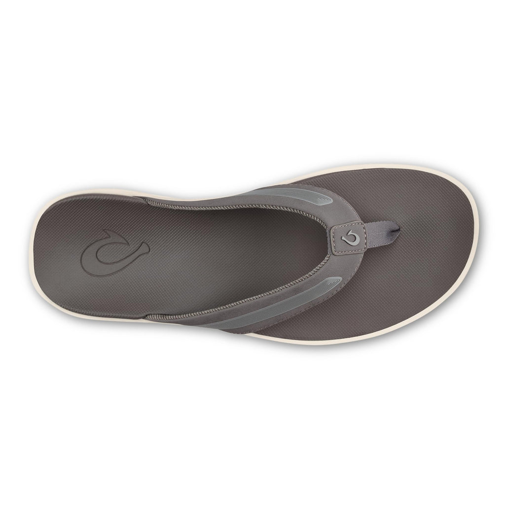 OluKai Leeward Men's Beach Sandals, Quick-Dry Flip Flop Slides, Water Friendly Versatility & Wet Grip Traction, Comfort Fit & Arch Support