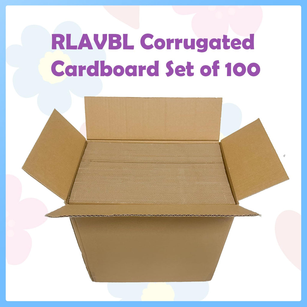 RLAVBL 200 Pack 3.5x4.5 White Corrugated Cardboard Sheets, Flat Cardboard Inserts for Shipping, Mailing, Packing, DIY Crafts