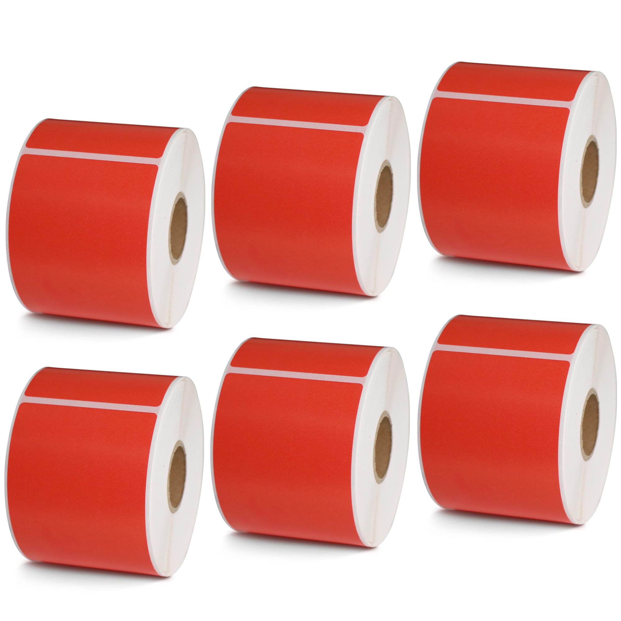 BETCKEY - 1" x 0.5" Small Labels Compatible with Zebra & Rollo Label Printer, Premium Adhesive & Perforated[Light Blue, 6 Rolls, 14580 Labels]