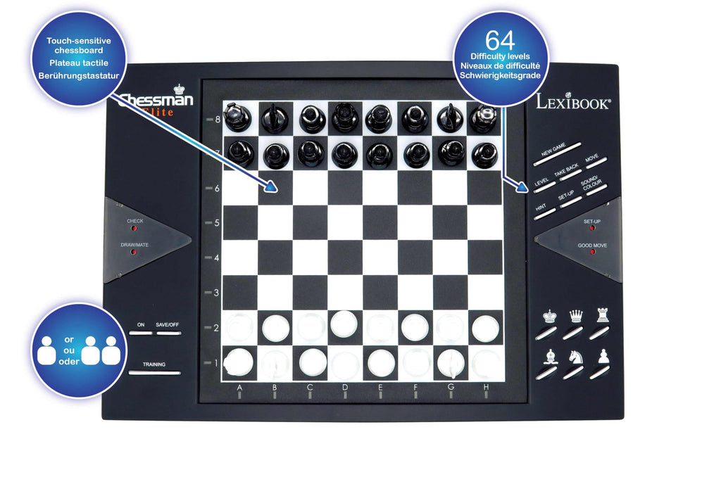 Lexibook - Harry Potter Chess Games, Magnetic and Foldable Chess Board, 32 Pieces, Family Game, CGM300HP