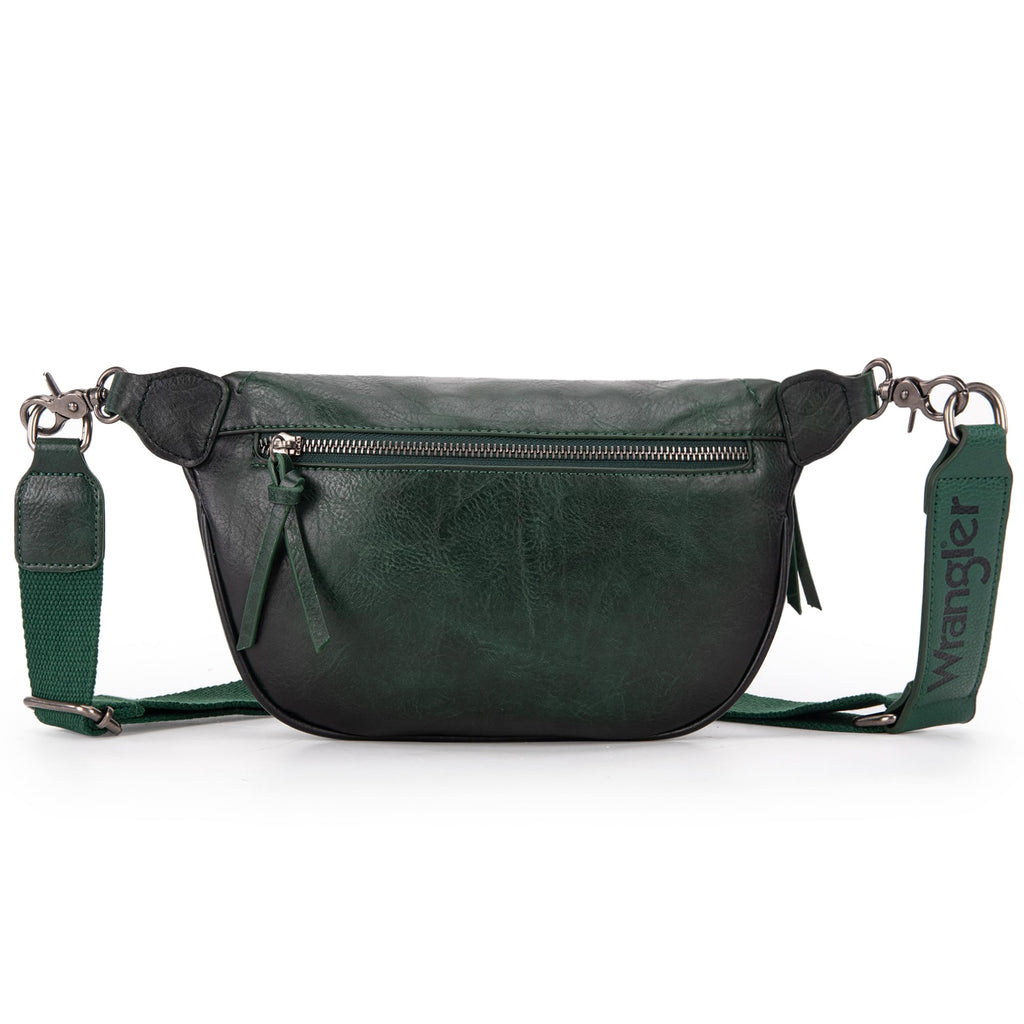Wrangler Crossbody Bags for Women Large Fanny Packs Bum Bag Travel Belt Bags Sling Purse