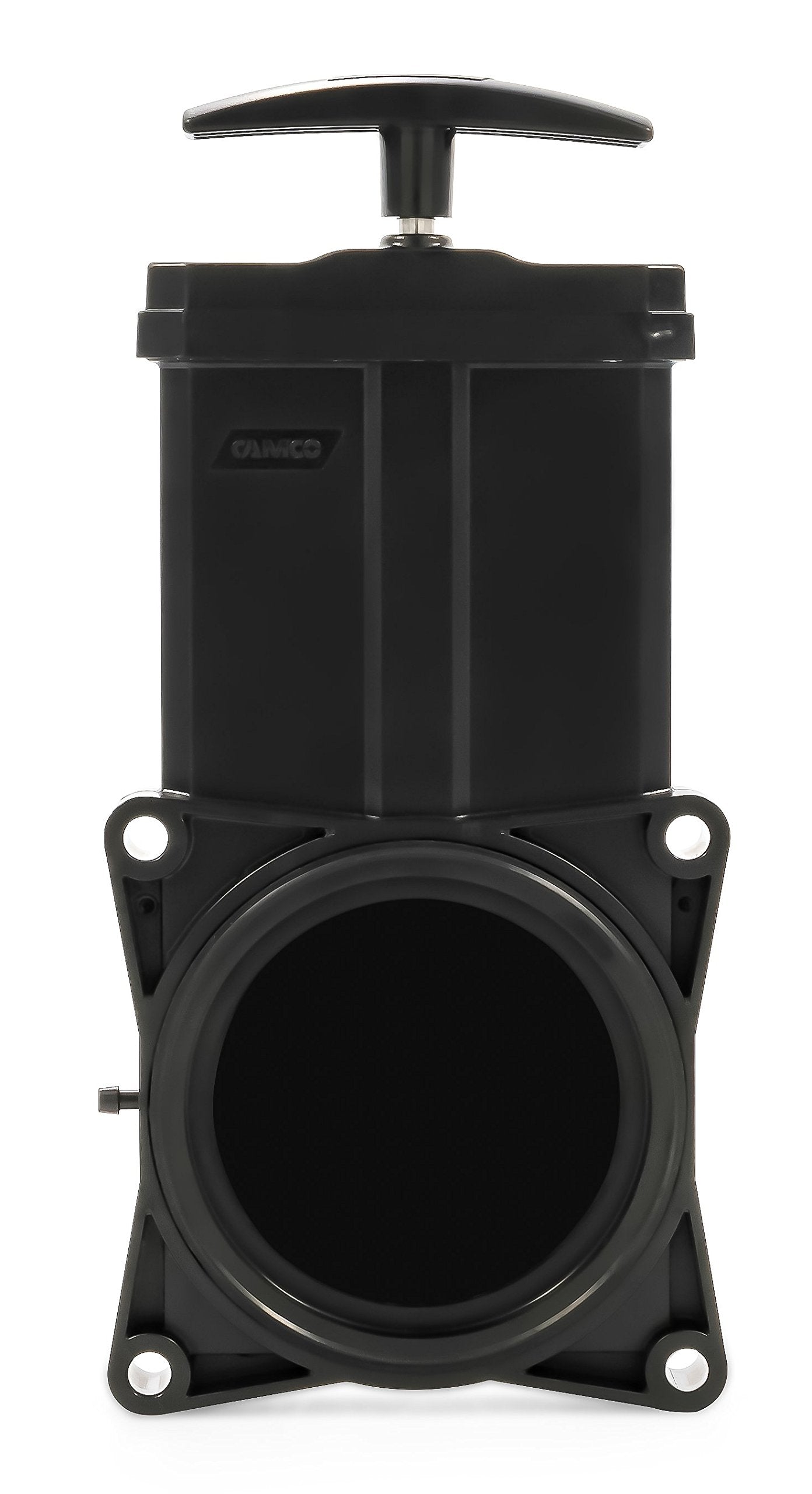 Camco RV Sanitation System 3" Waste Valve with 72" Cable Extension Kit for Sidewall or Control Access Compartment Mount Installation