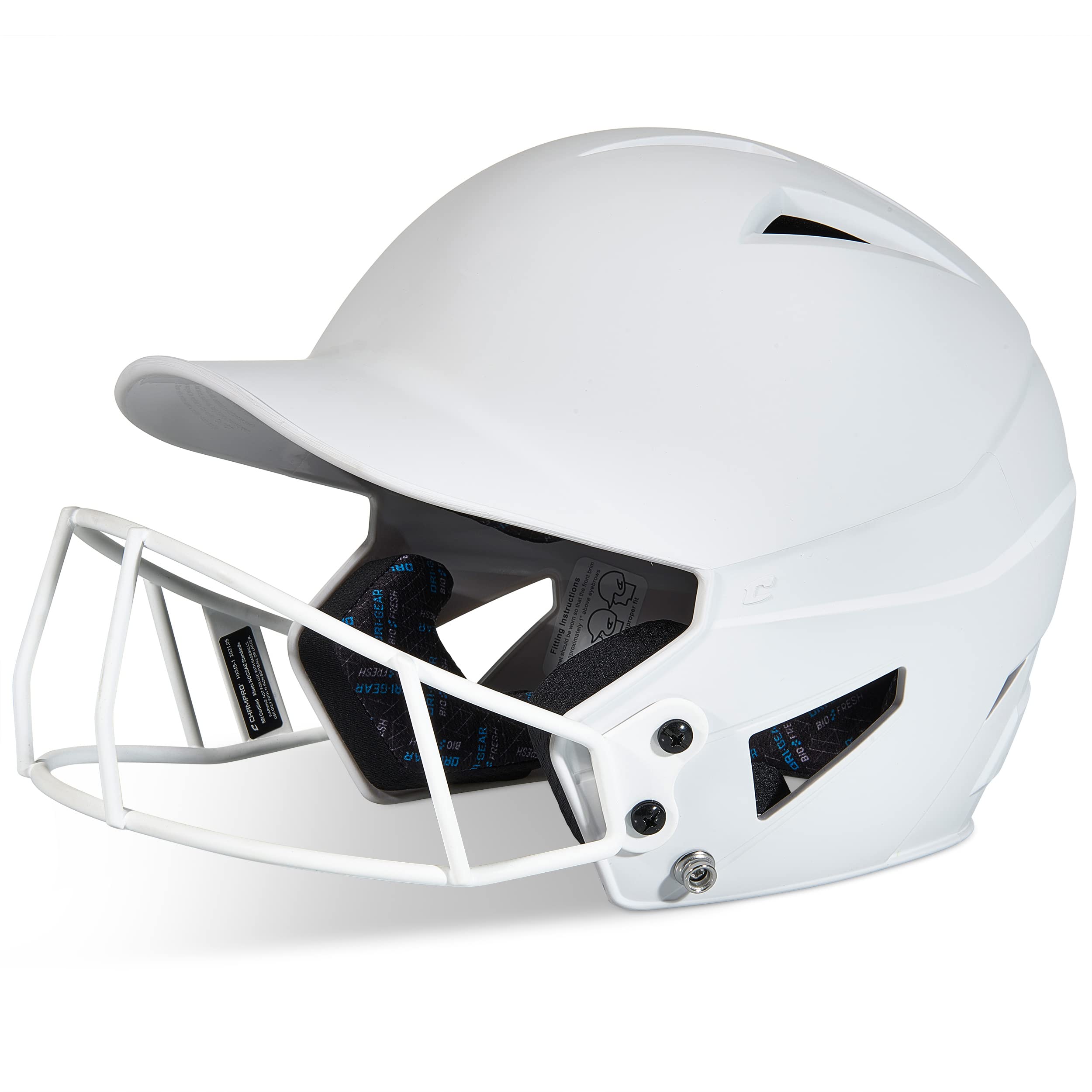 Champro HX Rise Fastpitch Batting Helmet with Facemask
