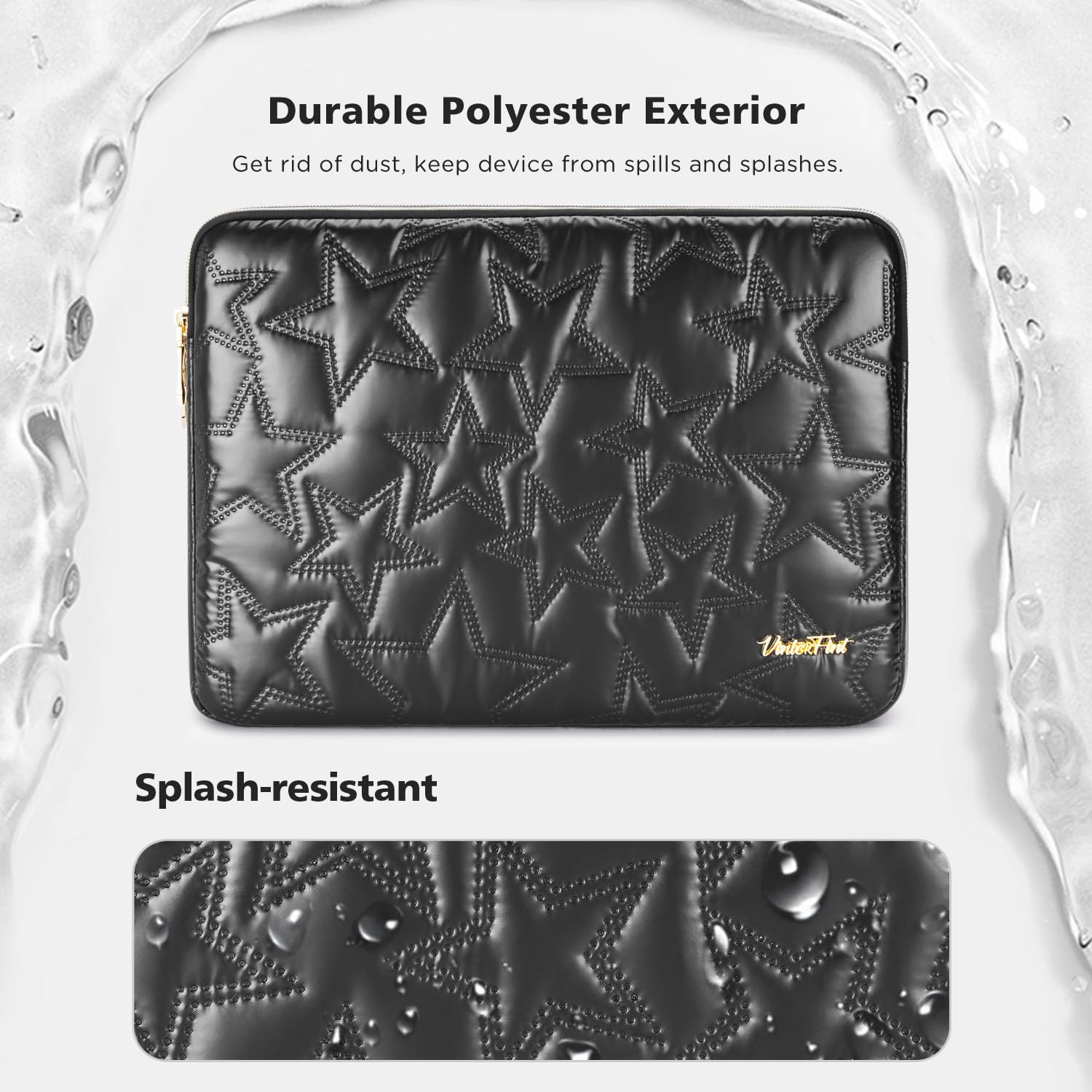 13 inch Laptop Sleeve Case for 13" MacBook Air M5/M4/M3, 13" MacBook Neo/Pro, 13" Latitude 5350/7320/7350, 13.4" Dell XPS 13, 13" ThinkPad X13 Gen / L13 Gen 5, HP Laptop Bag Cover, Black