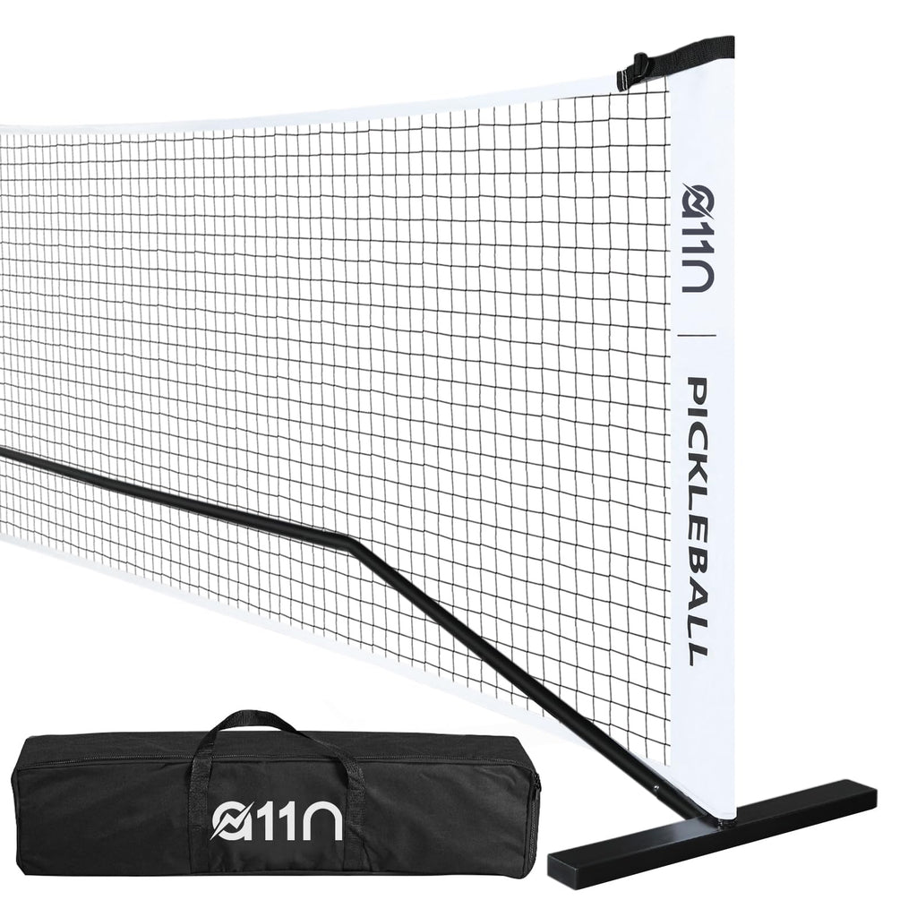 A11N SPORTS Designed for All Weather Conditions with Steady Metal Frame and Strong PE Net, Regulation Size Net with Carrying Bag- 22’ Wide x 36” Tall, Indoor/Outdoor Use