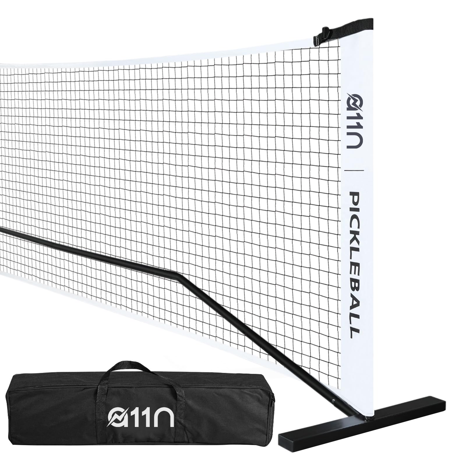 A11N SPORTS Designed for All Weather Conditions with Steady Metal Frame and Strong PE Net, Regulation Size Net with Carrying Bag- 22’ Wide x 36” Tall, Indoor/Outdoor Use