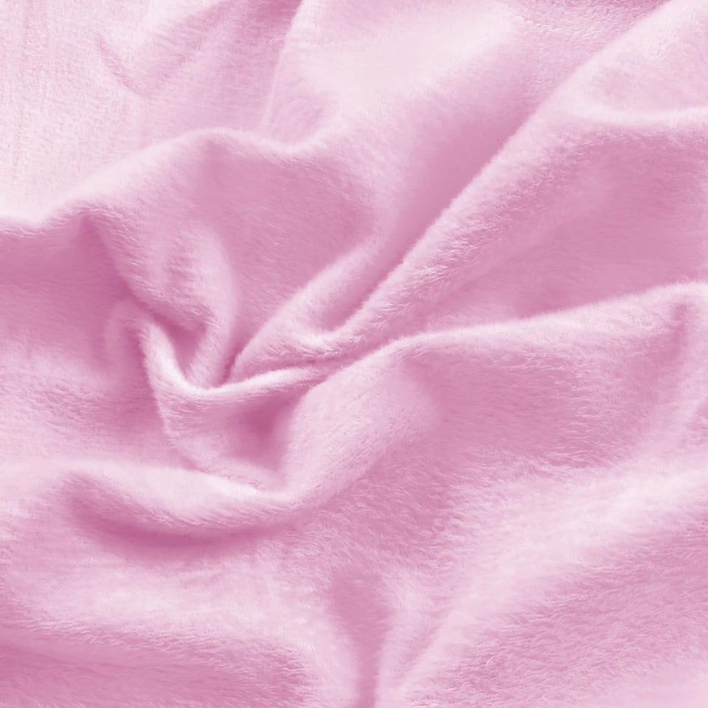 Entisn Minky Fabric by The Yard, 1 Yard x 60 Inch Wide Pre-Cut Fleece Fabric Beige Cuddle Minky, Solid Soft Plush for Blanket, Pillow Cover, Scarf, Sewing