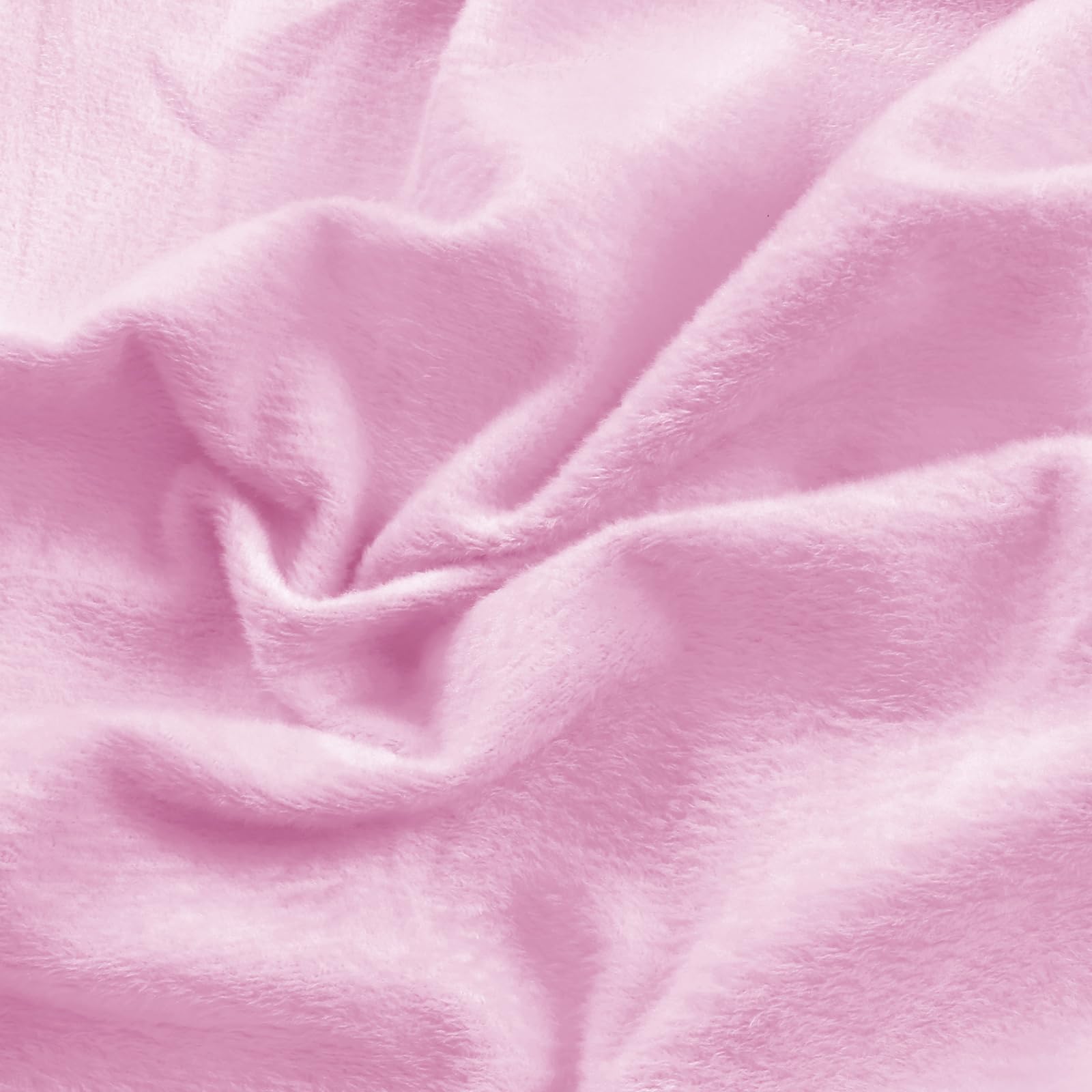 Entisn Minky Fabric by The Yard, 1 Yard x 60 Inch Wide Pre-Cut Fleece Fabric Beige Cuddle Minky, Solid Soft Plush for Blanket, Pillow Cover, Scarf, Sewing