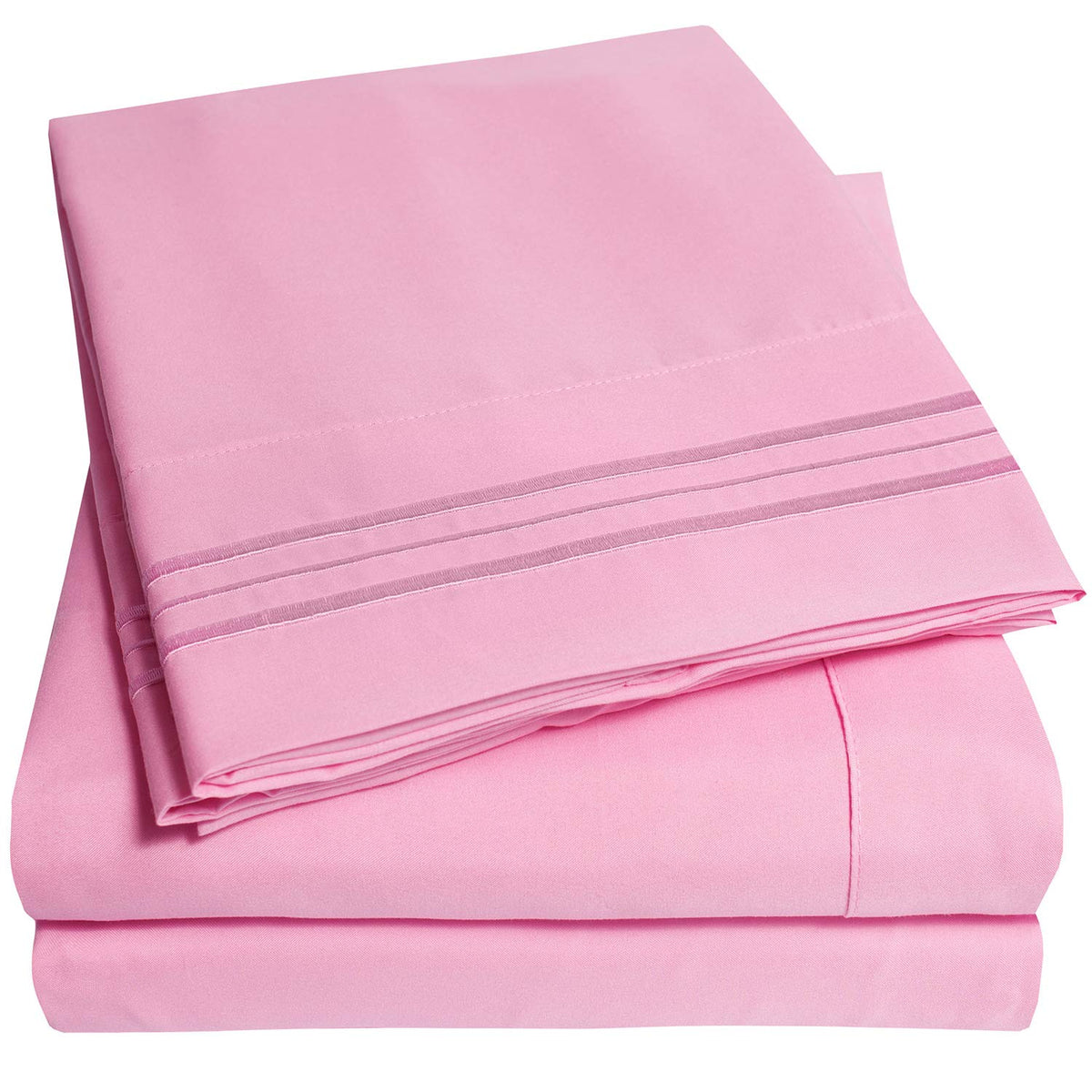 1500 Supreme Collection Extra Deep Pocket Sheets Set - Luxury Soft Bed Sheets, Wrinkle Free, Bedding, Over 40 Colors, 21 inch Extra Deep Pocket, Twin, Silver
