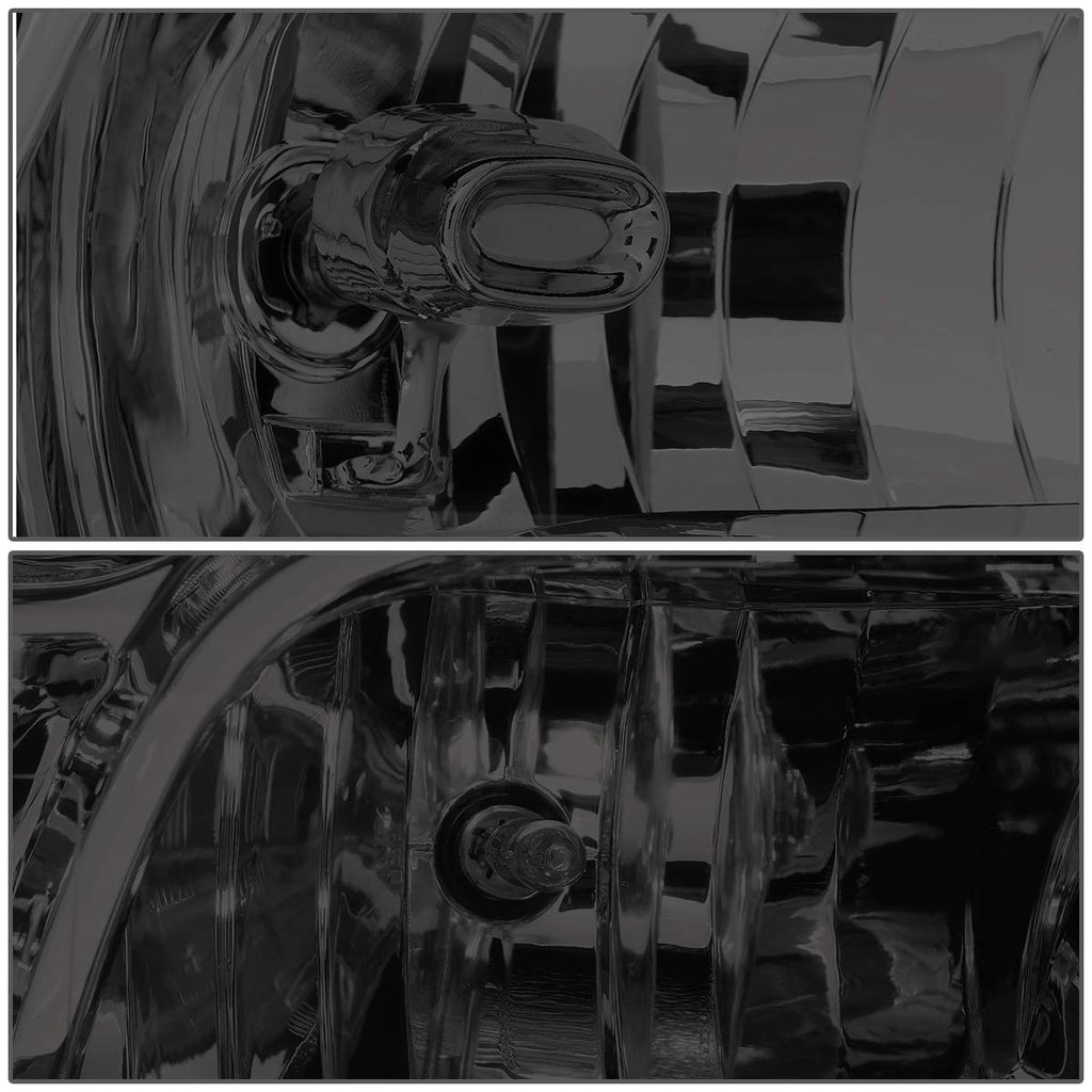 DNA Motoring HL-OH-DR09QUA-BK-CL1 Black Housing Headlights Replacement Compatible with 10-18 Ram 1500-5500, Fit Dual or Quad Headlight Models