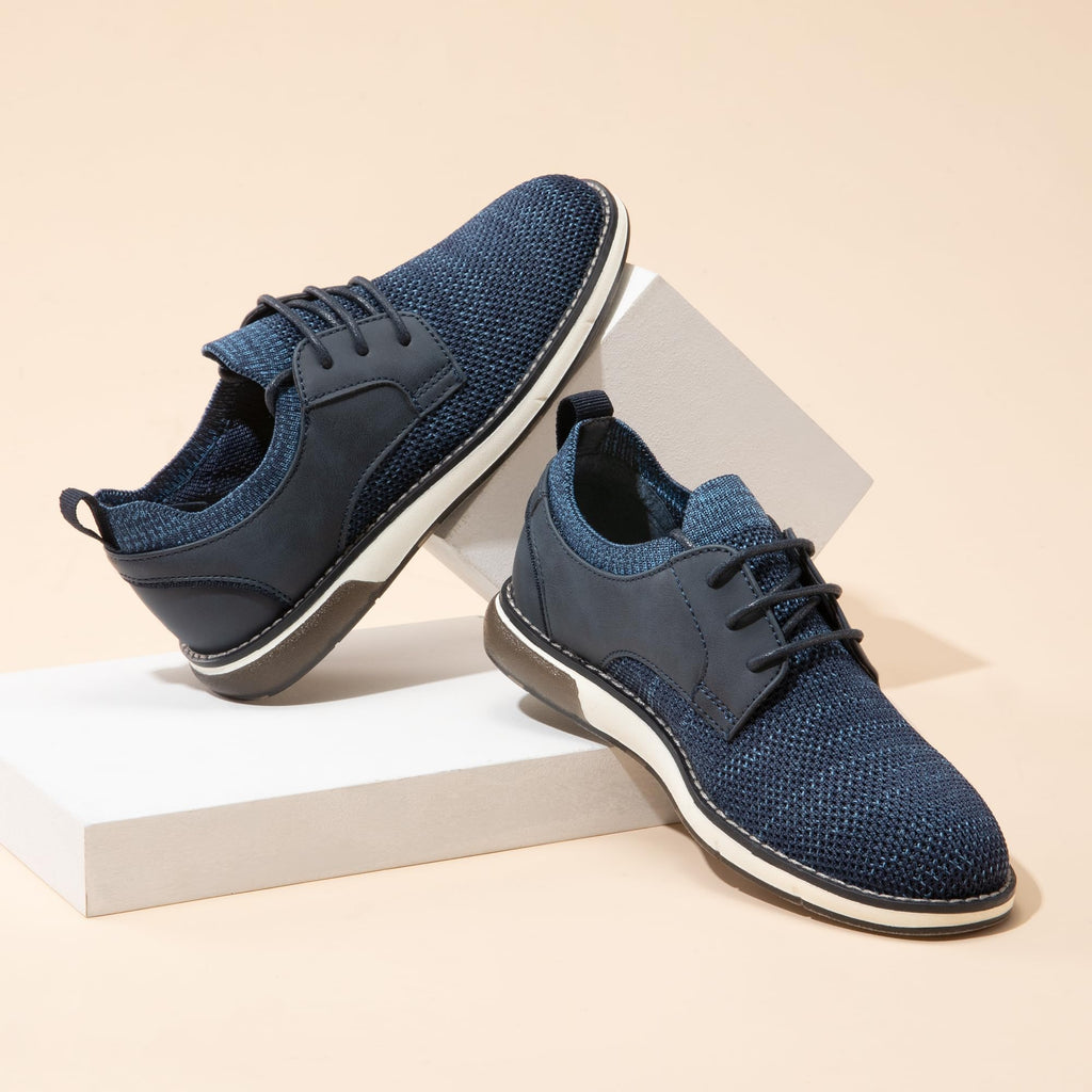 Bruno Marc Boy's Mesh Casual Dress Oxford Breathable Uniform Shoes