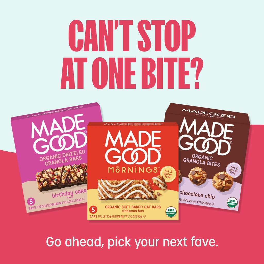 MadeGood Crispy Squares, Chocolate Chip (36 Count) Gluten Free Snacks