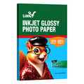 Uinkit Premium Glossy Inkjet Photo Paper - 4x6 Inch, 48lb 180gsm, 100 Sheets - Professional Photographic Quality, Dye Ink Compatible, High-Gloss Finish for Vivid Memories & Instant Prints