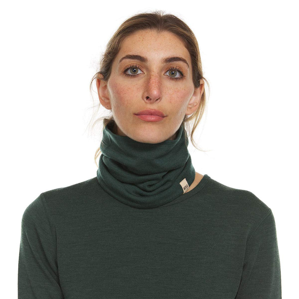 100% Merino Wool - Midweight Neck Gaiter - Skiing Neck Warmer - Winter Face Mask - Multipurpose Headwear