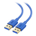 Cable Matters 5Gbps Short USB 3.0 Cable - 3ft, Male to Male USBA to USBA Cable, USB Cord, Black