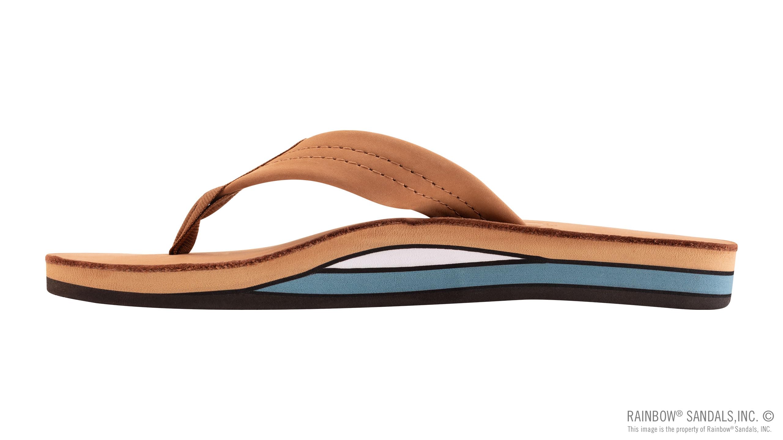 Rainbow Sandals Women's Double Layer Wide Strap w/Arch