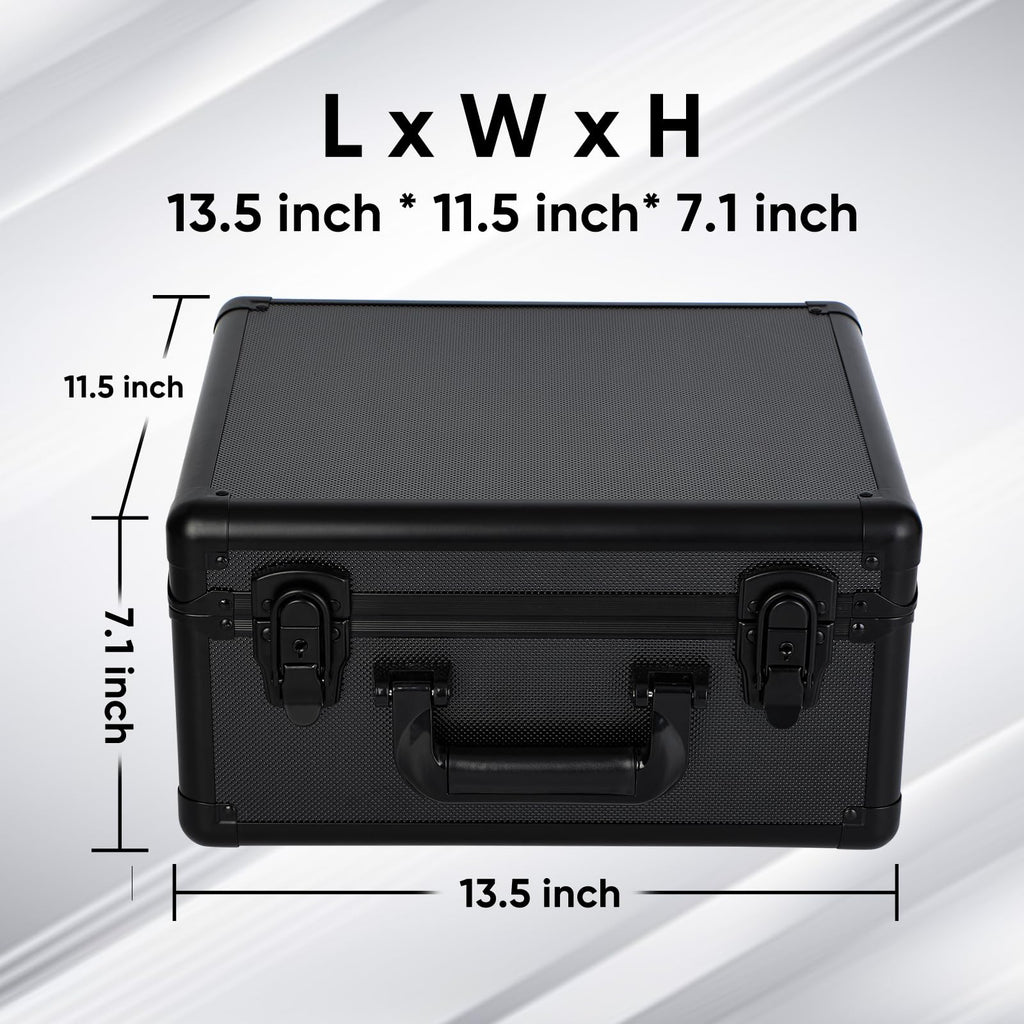 HZGXQN Graded Sports Card Storage Box, Graded Card Slab Carrying Case Fits PSA BGS FGS & SGC, Sports & Trading Collector Storage Box fits Pokemon MTG Baseball (XL)
