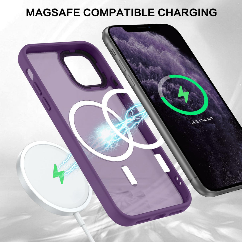 BENTOBEN for iPhone 11 Pro Case 2019 [Compatible with Magsafe] Translucent Matte Magnetic Phone Case iPhone 11 Pro 5.8" Slim Thin Shockproof Bumper Women Men Protective Cases Cover, Black