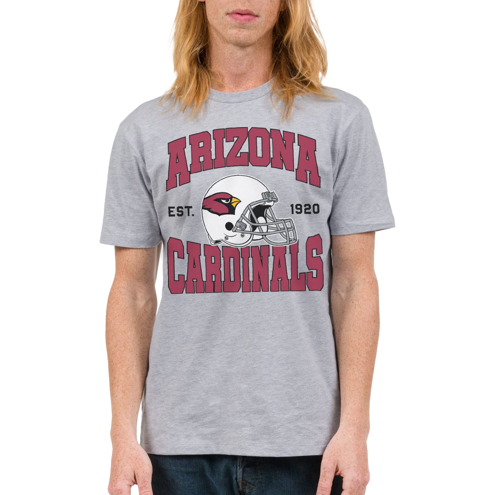 Junk Food Clothing x NFL - Team Helmet - Short Sleeve Fan Shirt for Men and Women - Officially Licensed NFL Apparel