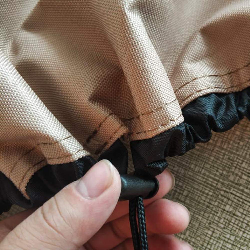 Round Hot Tub Cover Outdoor Waterproof Spa Cover Cap(83''x 20'') 600D Heavy Duty Polyester Hot Tub Cover Protector(Brown)