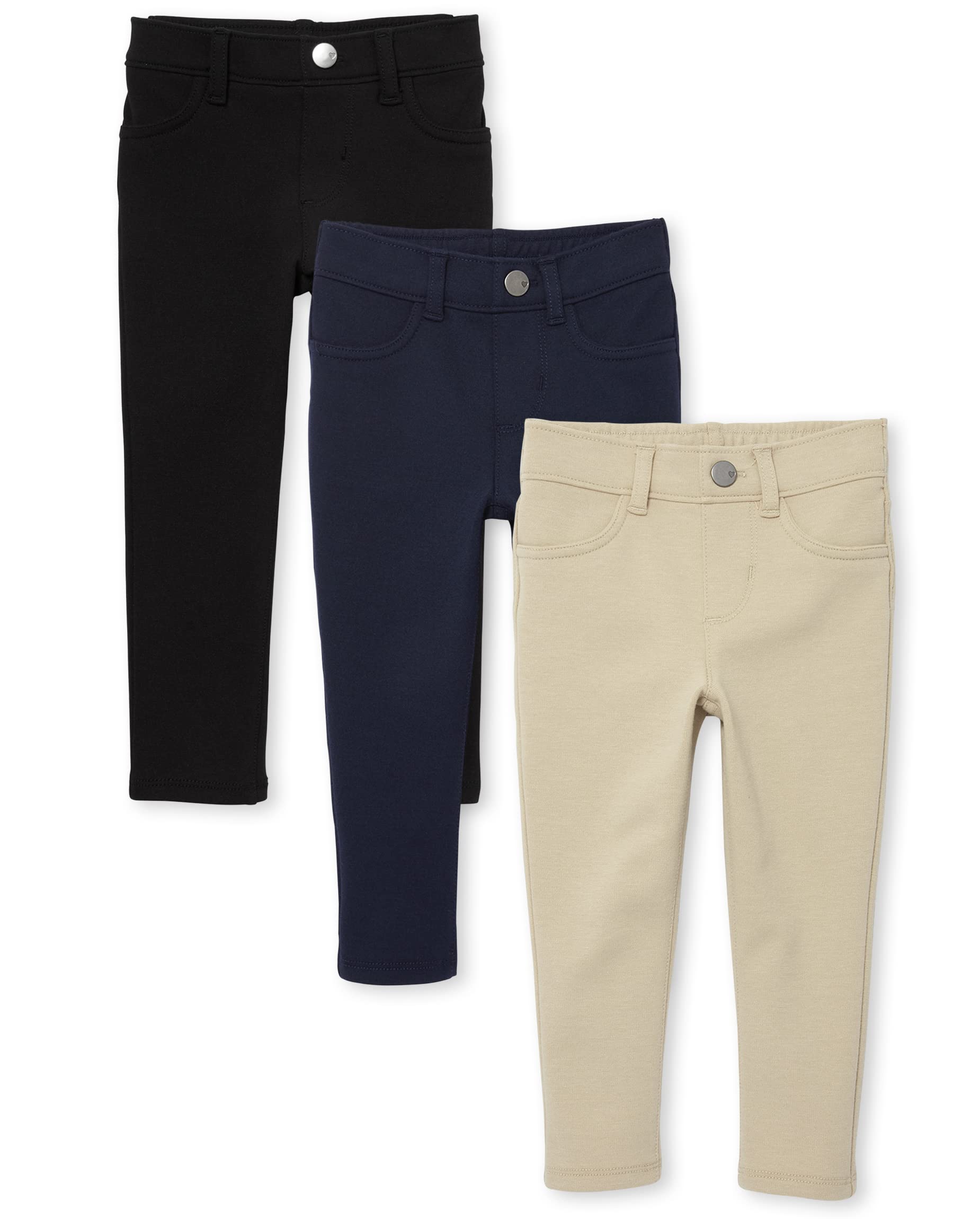 The Children's Place Baby Girls' And Toddler Ponte Knit Pull on Jeggings