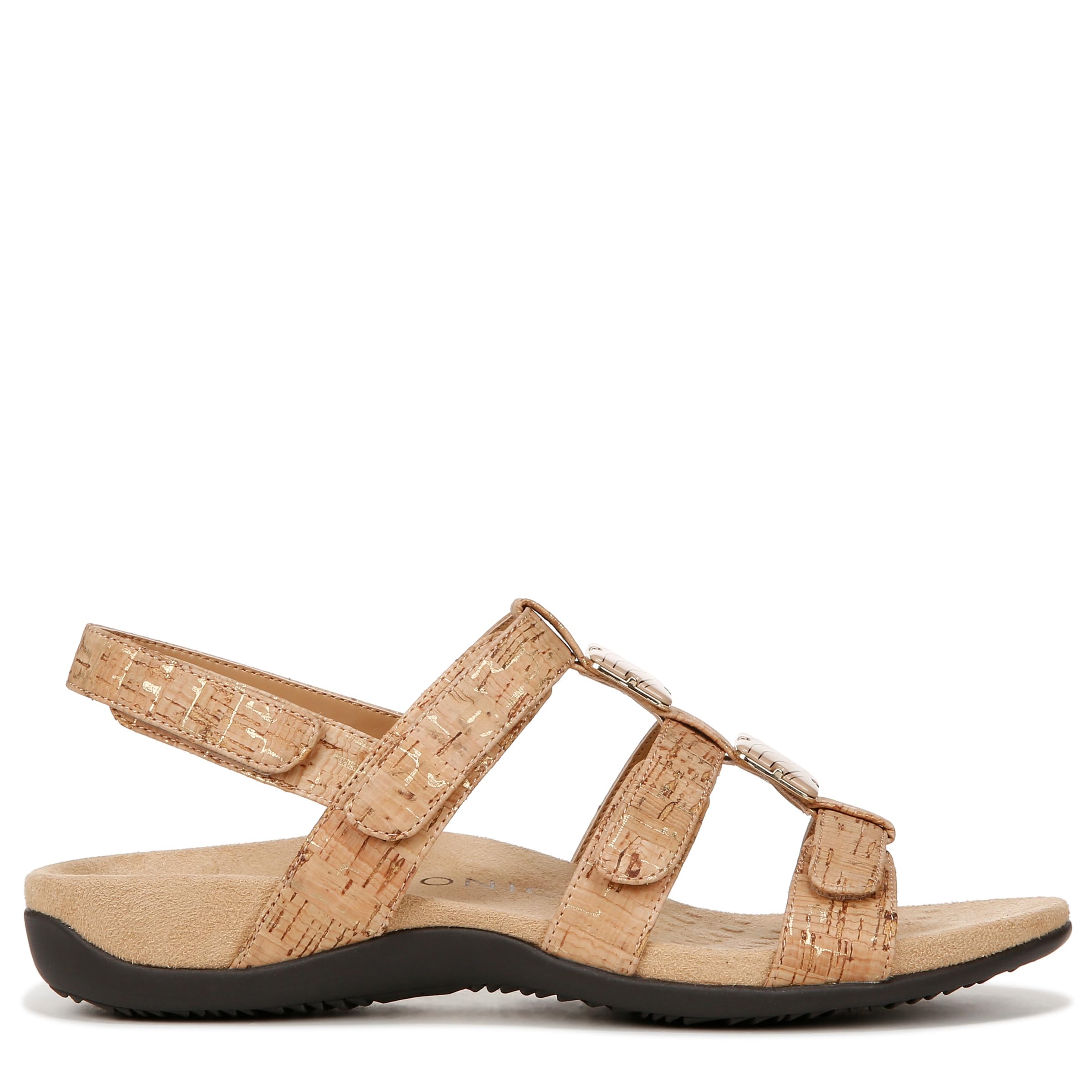 Vionic Women's Women's Rest Amber Backstrap Sandal - Ladies Adjustable Walking Sandals with Concealed Orthotic Arch Support