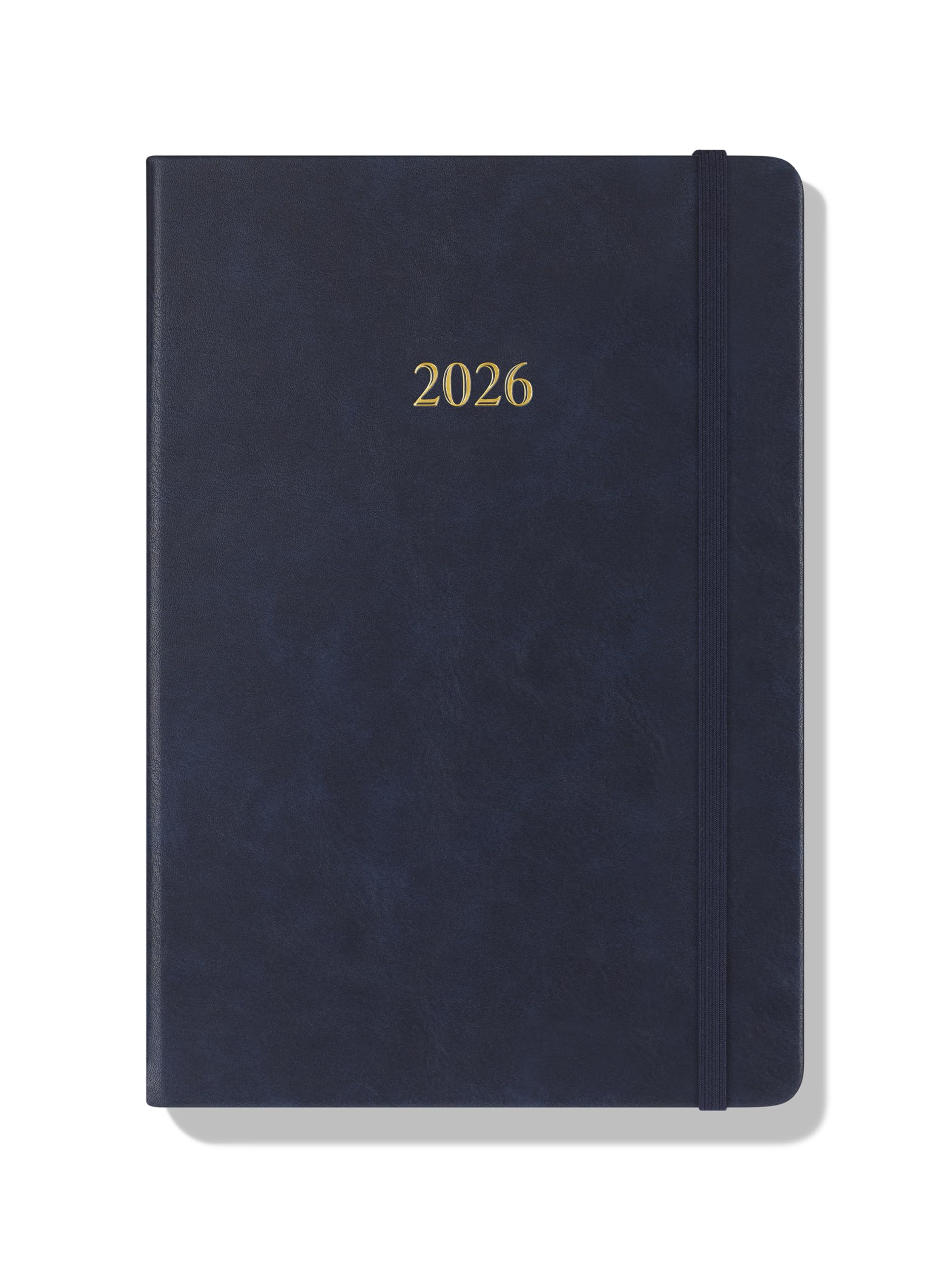 Wykeham's Executive 2026 Daily Journal Planner – US Public Holidays & Format – Customization Available (Brown, 6" x 4.5")