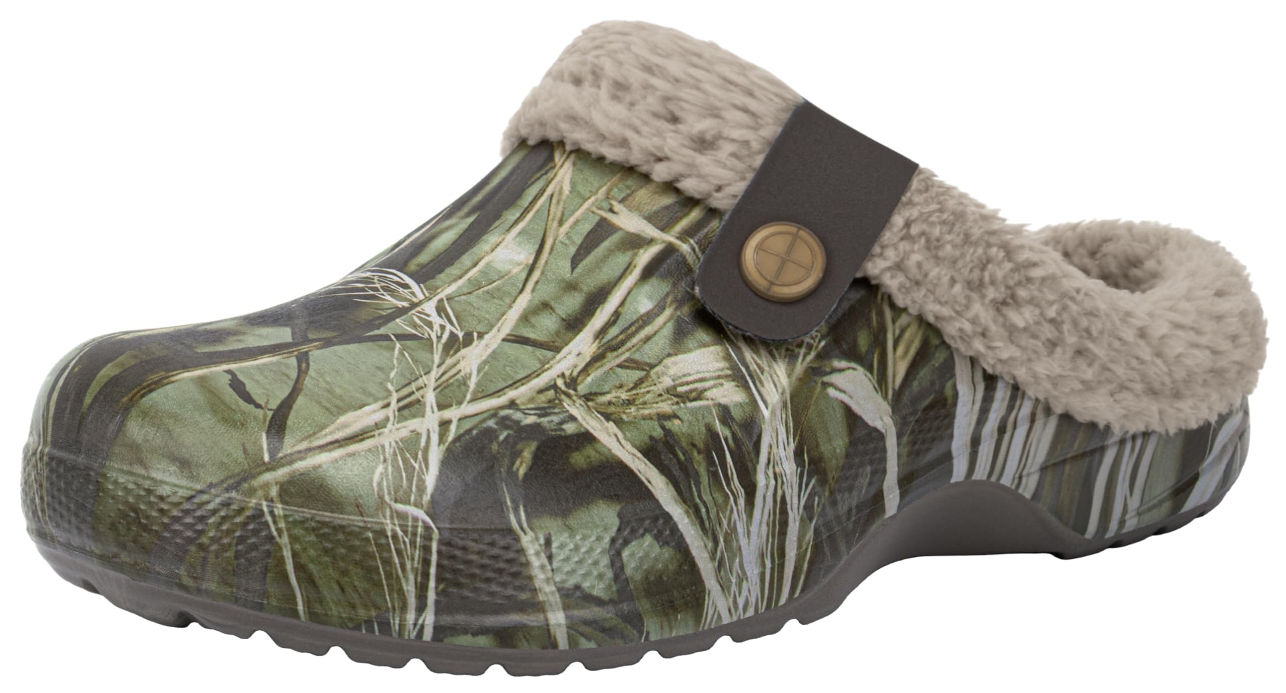 ChayChax Women and Men Fur Lined Clogs Memory Foam Warm Fuzzy Slippers Winter Waterproof Indoor Outdoor Slipper