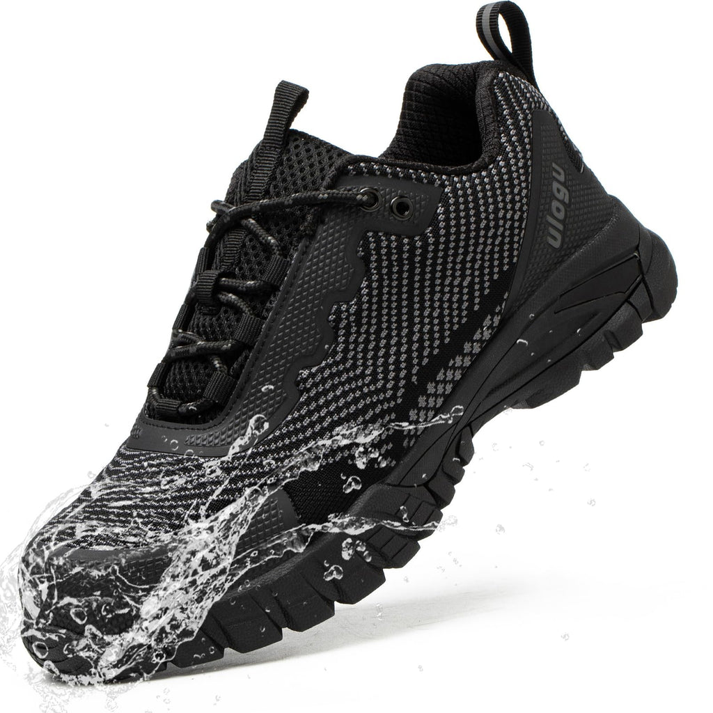 ulogu Steel Toe Shoes for Men Women Waterproof Non Slip Safety Work Shoes